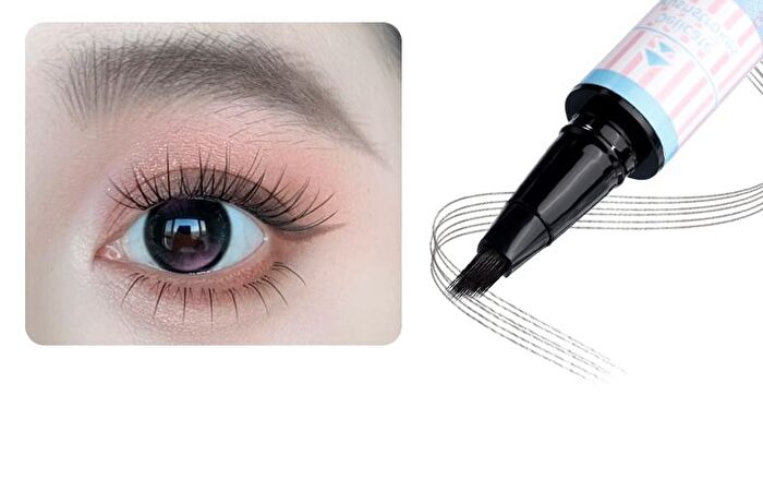 Diamond-Shaped Brush Wild Water-Sensitive Eyebrow Pencil - 3 Colors - #01 Light Brown Tea - 600mg