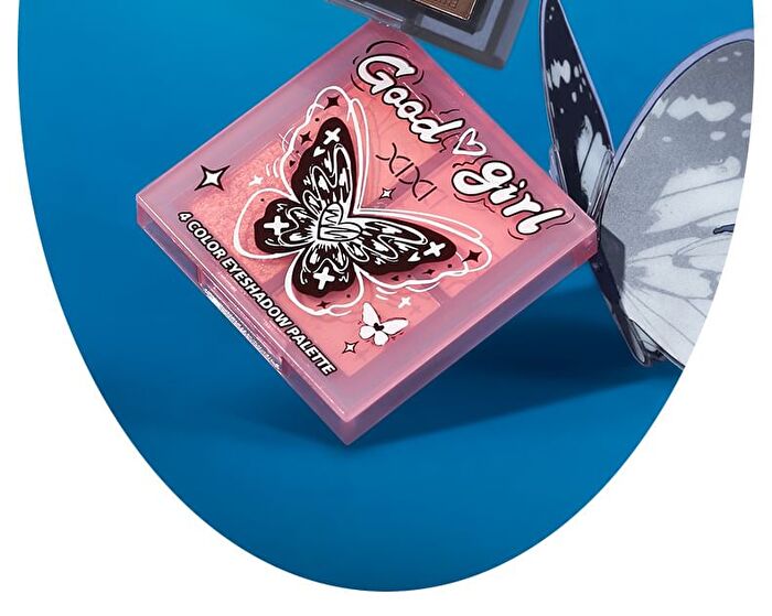 Smoke Rain Dream Butterfly 4 Color Eyeshadow Palette - 4 Types - #01 Cherry Whisper - 5g
