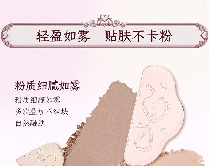 Colorrose Embossed 3-Color Contouring Palette - 2 Types - CR726 Glowy - 9g