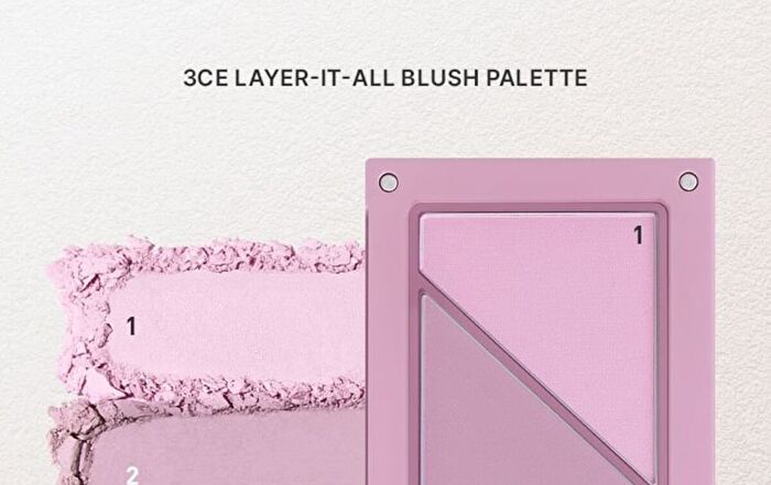 LAYER-IT-All Blush Palette - 5 Types - #01 ROSY TAN - 10.5g