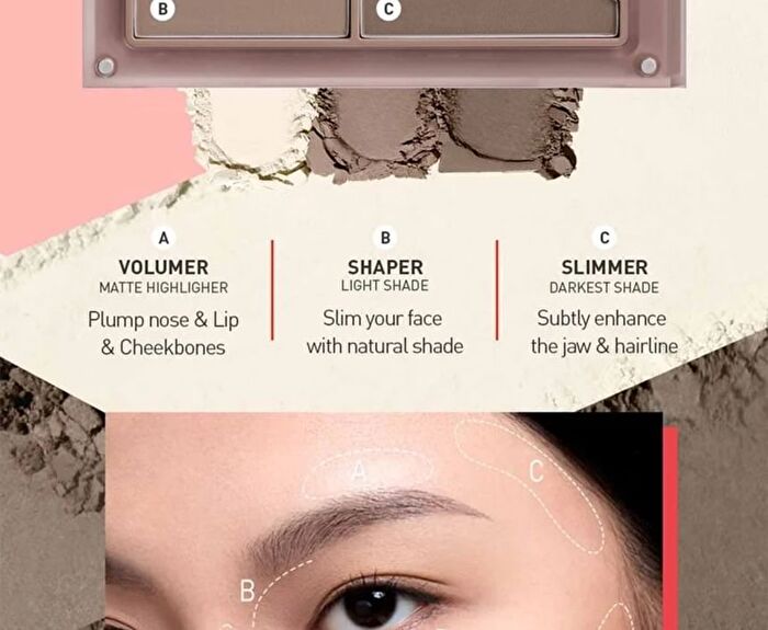 LAYER-IT-All Contour Palette - 2 Types - #01 SOFT BROWN - 9.5g