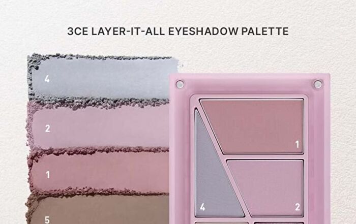LAYER-IT-All Eyeshadow Palette - 5 Types - #03 PINK HAZE - 7.5g