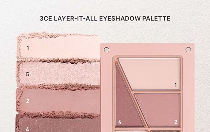 LAYER-IT-All Eyeshadow Palette - 5 Types - #05 NUTTY BROWN - 7.5g