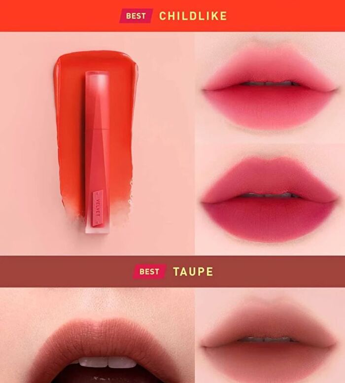 Velvet Lip Tint Plush - 19 Colors - #04 BITTER HOUR - 4g