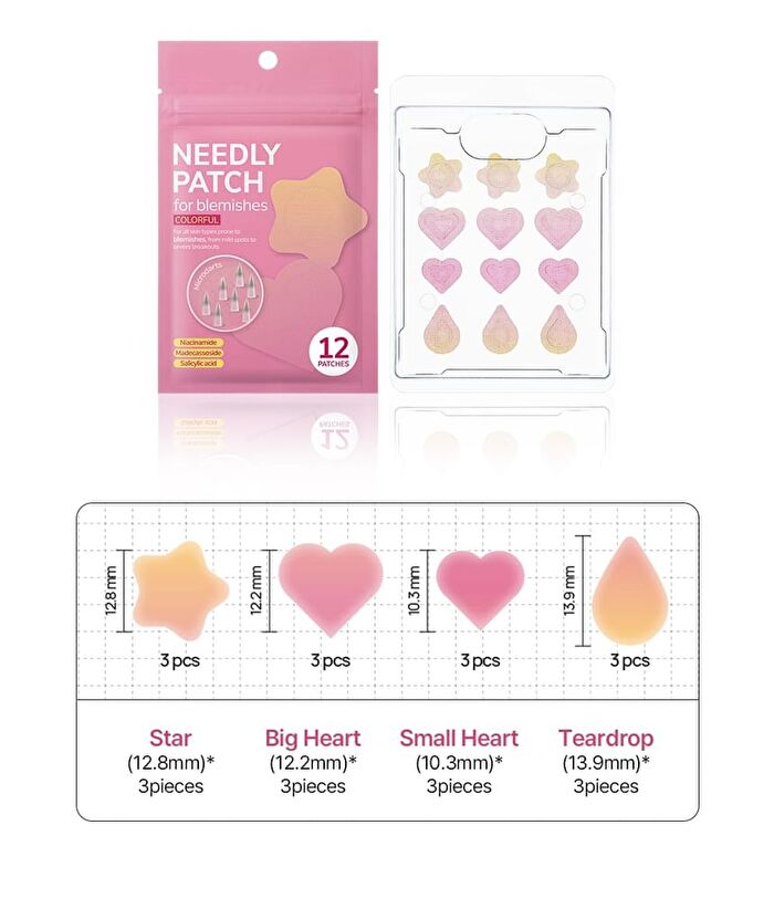 Patch For Blemishes Colorful - 12 patches