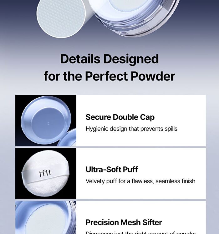 Tfit Translucent Set Essential Powder - 2 Colors - #02 Skin Beige