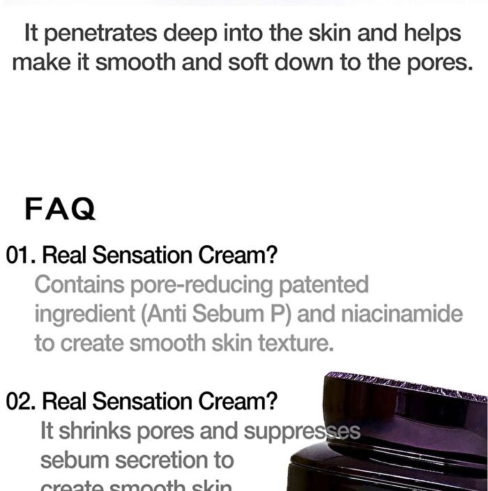 Real Sensation Pore Cream - 2025 Version - 55g