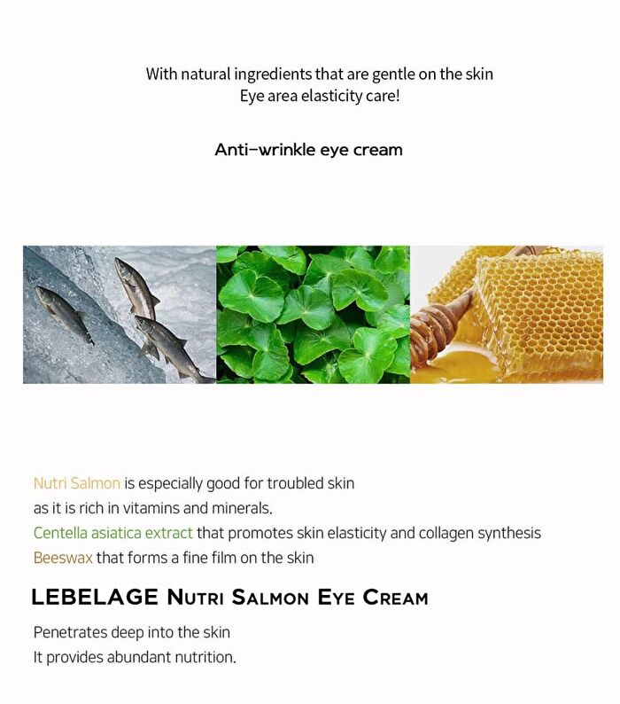 Eye Cream EX - 5 Types - 2025 Version - Nutri Salmon