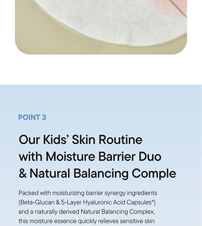Beta-Glucan Family Moisture Mask For Kids Set - 18ml x 10 sheets