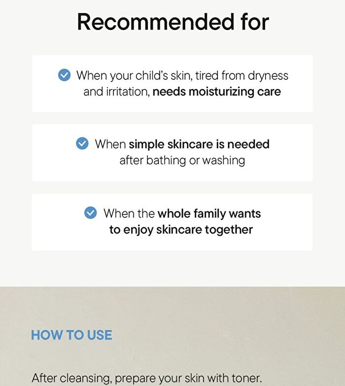Beta-Glucan Family Moisture Mask For Kids Set - 18ml x 10 sheets