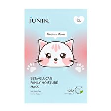 iUNIK Beta-Glucan Family Moisture Mask For Kids Set - 18ml x 10 sheets