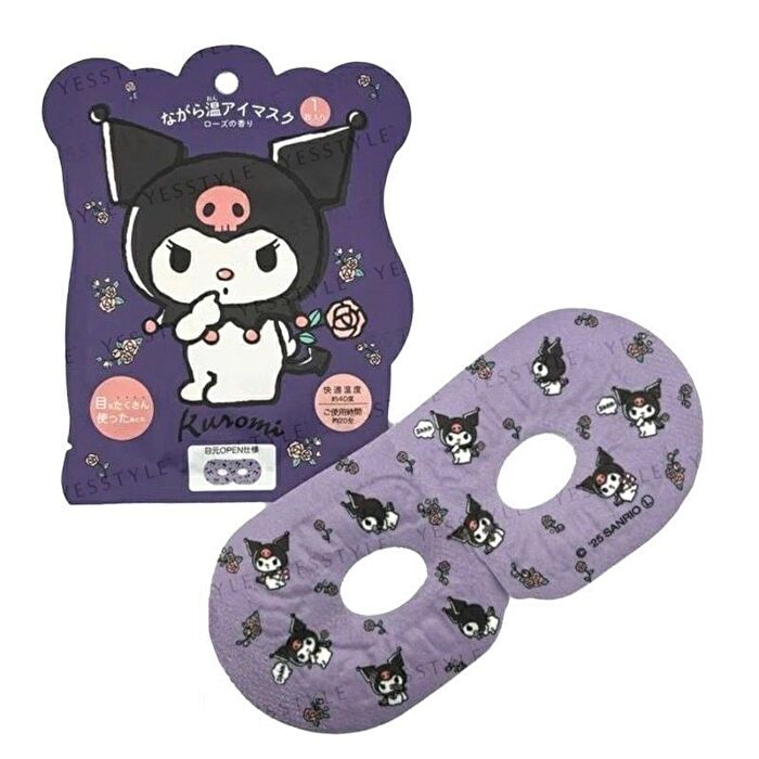 Honyaradoh Sanrio Kuromi Warm Eye Mask - 1 pc