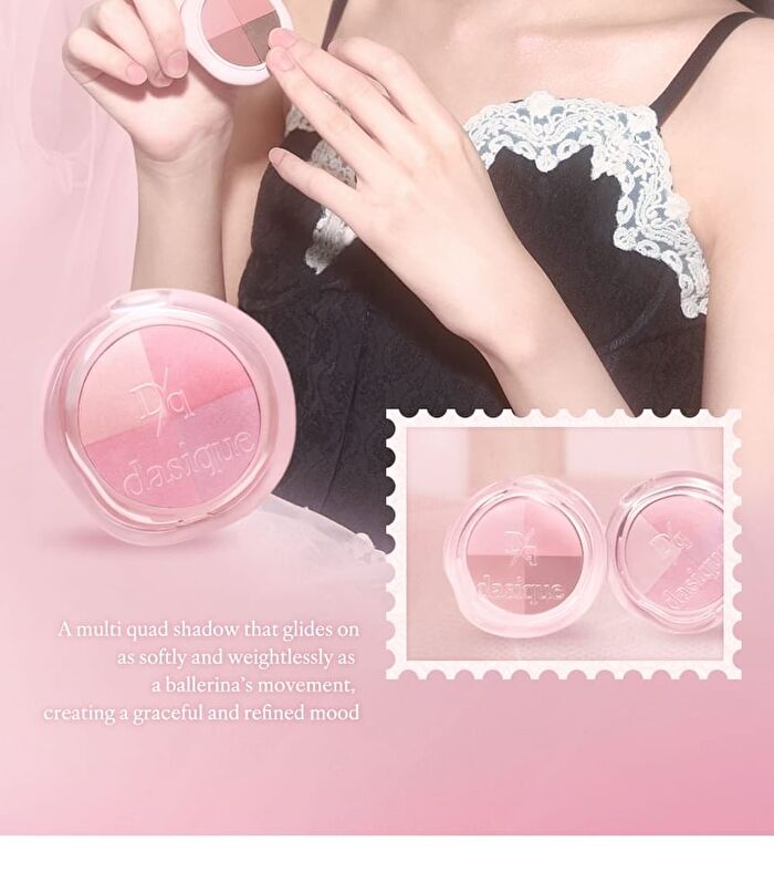 dasique Multi Quad Shadow - 4 Types - #02 Angel Crush