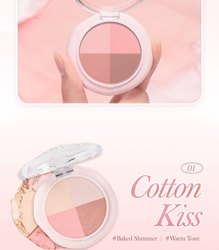 dasique Multi Quad Shadow - 4 Types - #02 Angel Crush