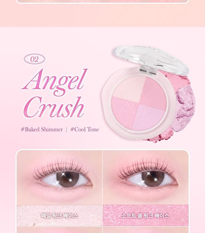 dasique Multi Quad Shadow - 4 Types - #04 Pink Core