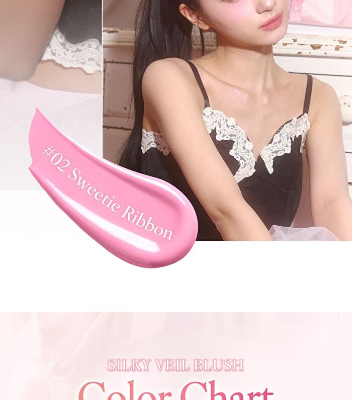 dasique Silky Veil Blush - 2 Colors - #01 Soft Chiffon