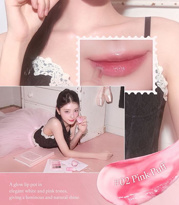 dasique Candy Rolling Pot - 2 Colors - #01 Pink Frill