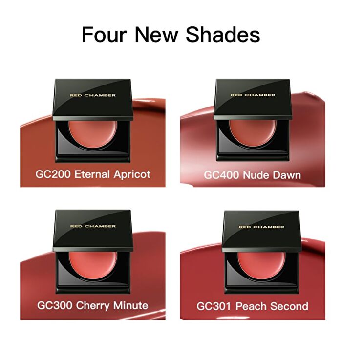 Red Chamber Haruki Multi-Purpose Glossy Cream - 4 Colors - #GC300 Cherry Minute - 3g