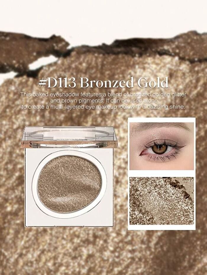 Joocyee Glitter Eyeshadow Single - 5 Colors - #MT134 Jade Firelight - 1.6g