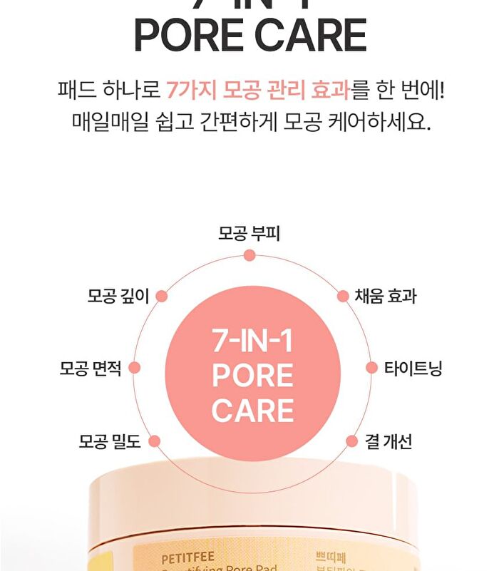 Petitfee Beautifying Pore Pad - 30 pads