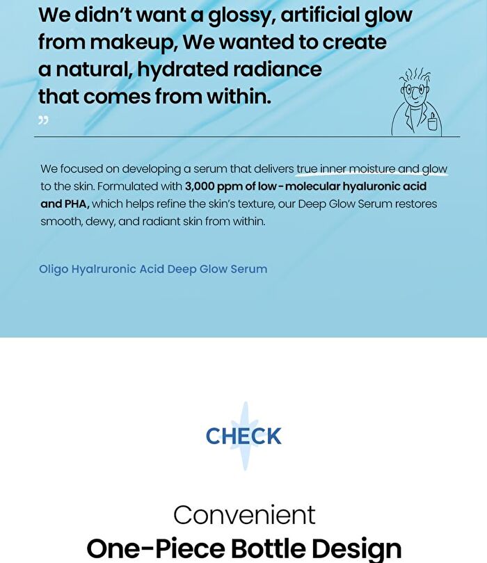 THE LAB by BLANC DOUX Oligo Hyaluronic Acid Deep Glow Serum - 85ml