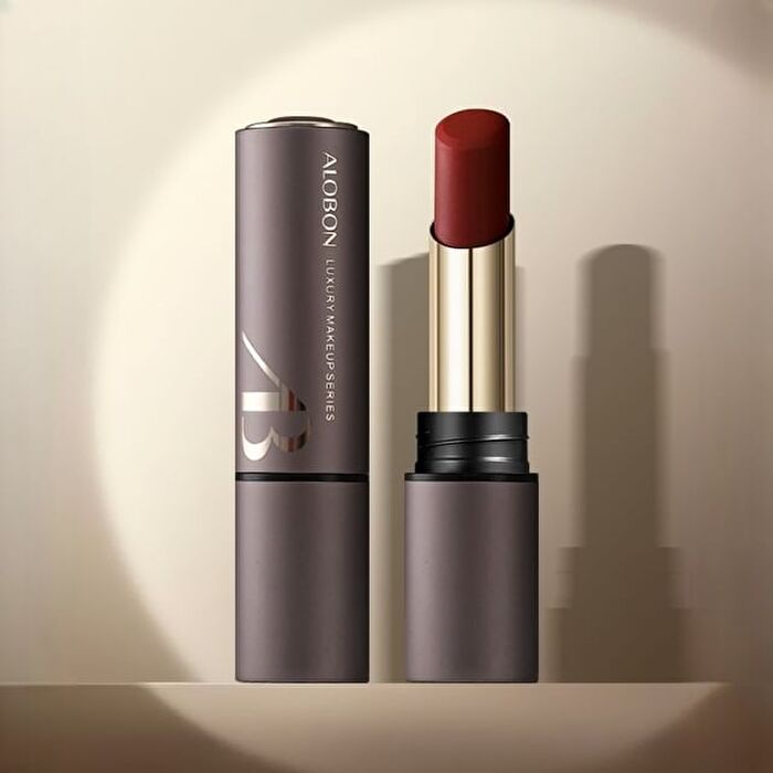 Luxurious Moisturizing & Charming Lipstick - 4 Colors - 203# Caramel Red Brown - 3.2g
