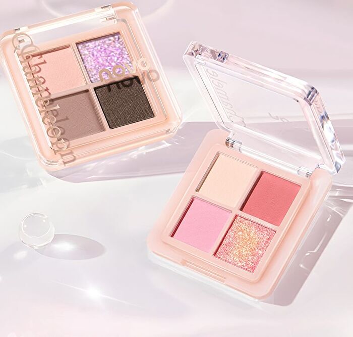 Illuminating Chameleon Eyeshadow Palette - 4 Types - 01# Honeysuckle - 3.2g