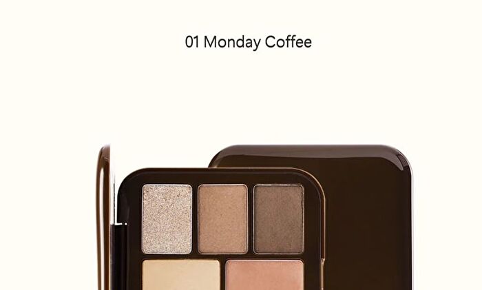 Joocyee Lookbook Multi Palette - 4 Colors - #01 Monday Coffee