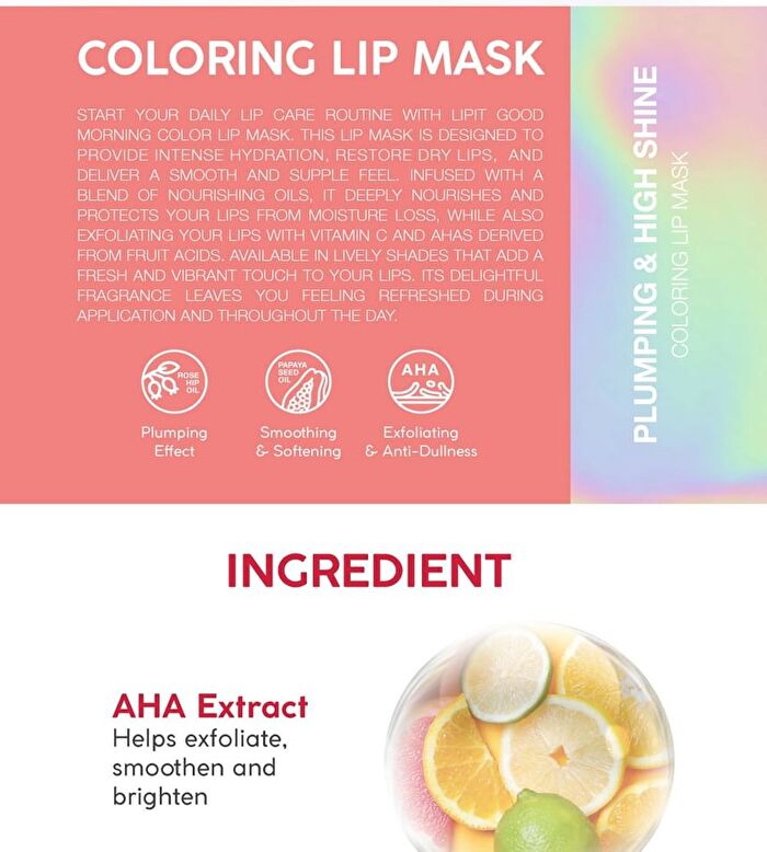 Good Morning Color Lip Mask - 01 Grapefruit