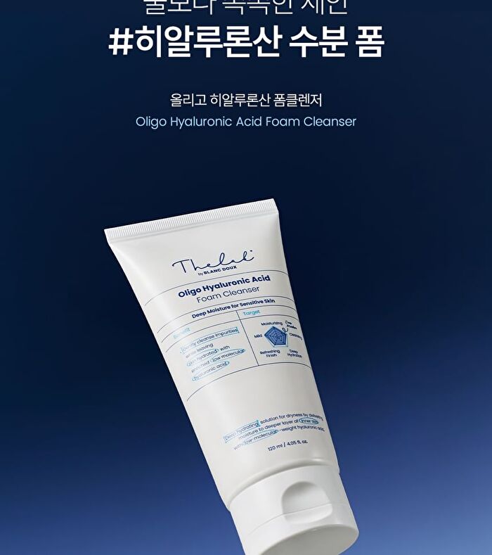 THE LAB by BLANC DOUX Oligo Hyaluronic Acid Foam Cleanser - 2025 Version - 120ml