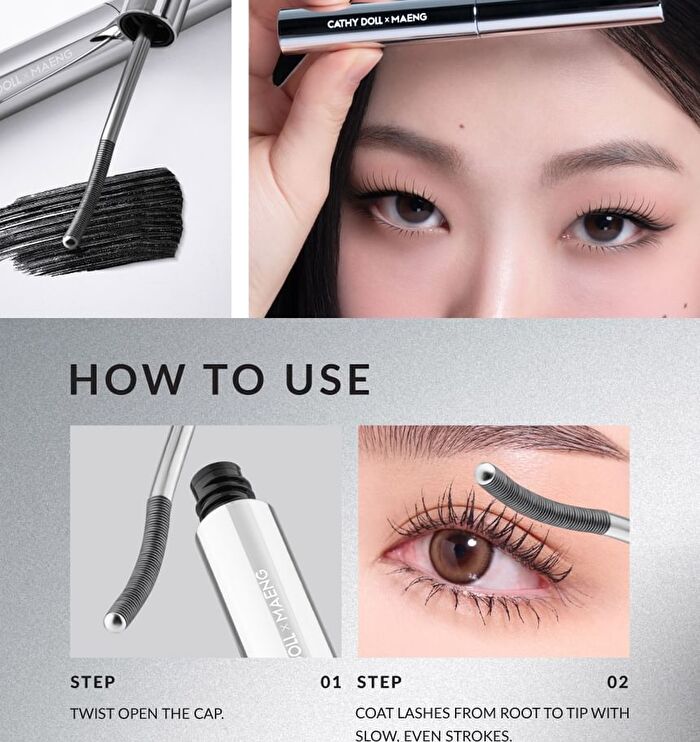 x Maeng Curvy Metal Mascara - 5g