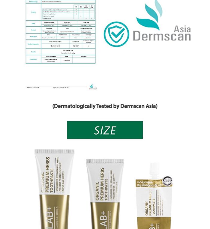 Organic Premium Herbs Toothpaste - 100g