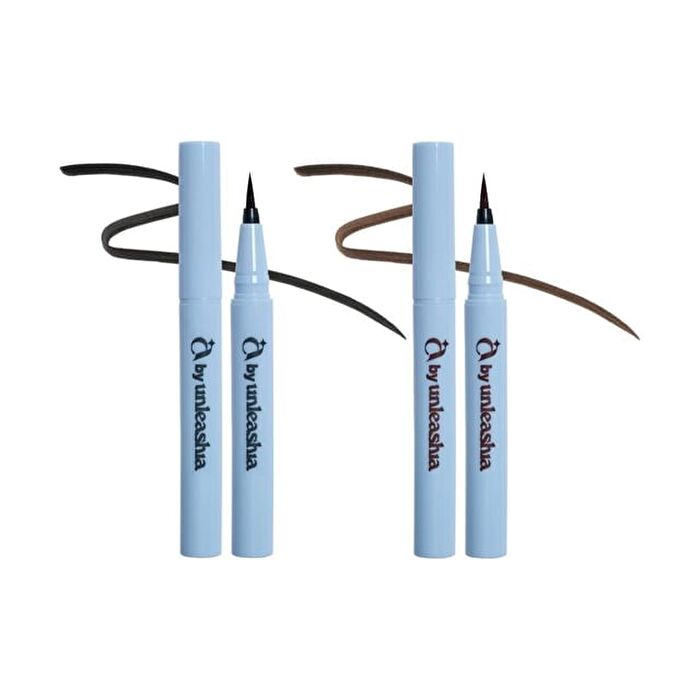 A by Unleashia Non Stop Liquid Eyeliner - 2 Colors - #01 Ash Black