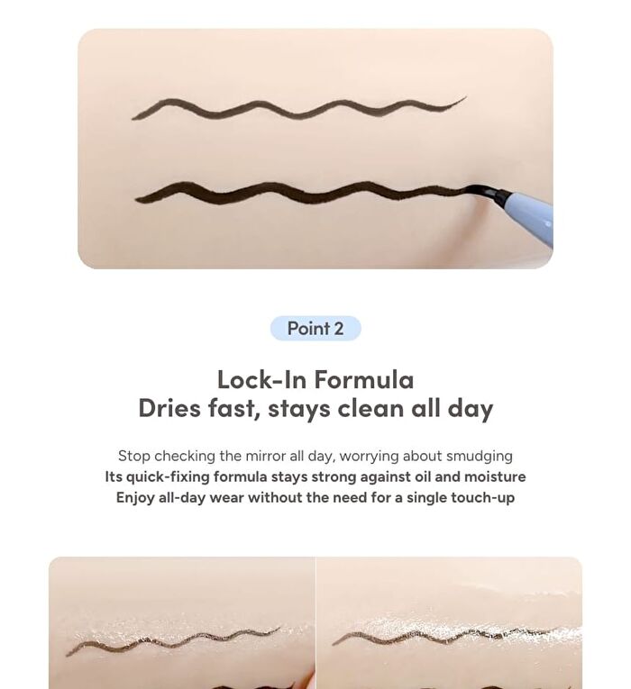 A by Unleashia Non Stop Liquid Eyeliner - 2 Colors - #02 Classic Brown