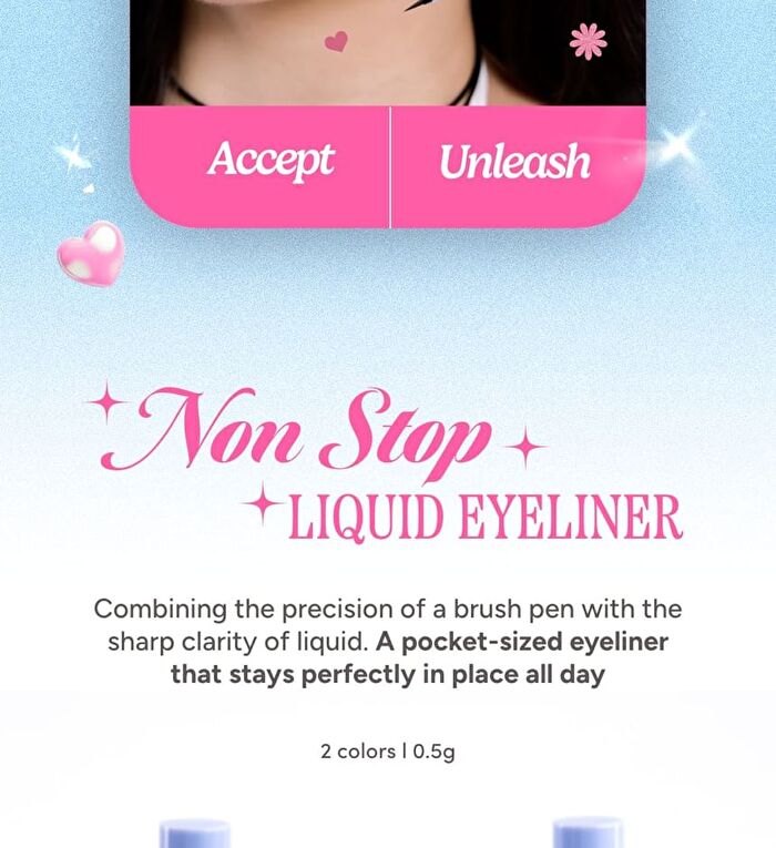 A by Unleashia Non Stop Liquid Eyeliner - 2 Colors - #02 Classic Brown