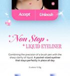 A by Unleashia Non Stop Liquid Eyeliner - 2 Colors - #02 Classic Brown