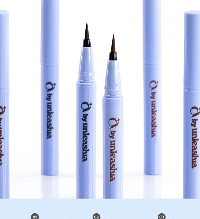 A by Unleashia Non Stop Liquid Eyeliner - 2 Colors - #02 Classic Brown