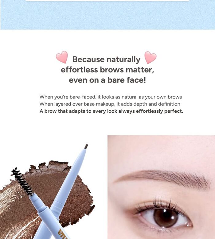 A by Unleashia Real Fine 1mm Eyebrow Pencil - 2 Colors - #01 Umber Gray