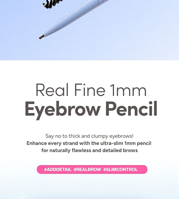 A by Unleashia Real Fine 1mm Eyebrow Pencil - 2 Colors - #01 Umber Gray