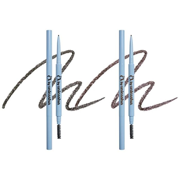 A by Unleashia Real Fine 1mm Eyebrow Pencil - 2 Colors - #02 Mud Brown