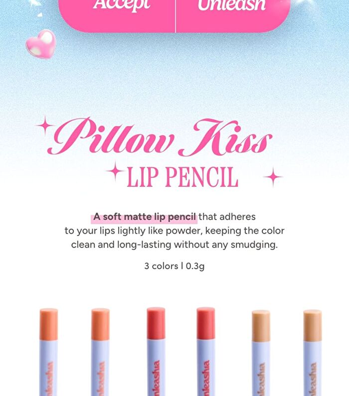 A by Unleashia Pillow Kiss Lip Pencil - 3 Colors - #03 Bare Shadow