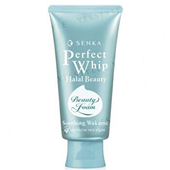 Senka Perfect Whip Halal Beauty Soothing Wakame Japanese Sea Algae Beauty Foam - 100g