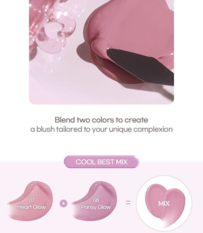 Heart Wearing Liquid Cheek - 8 Colors - #01 Bebe Glow