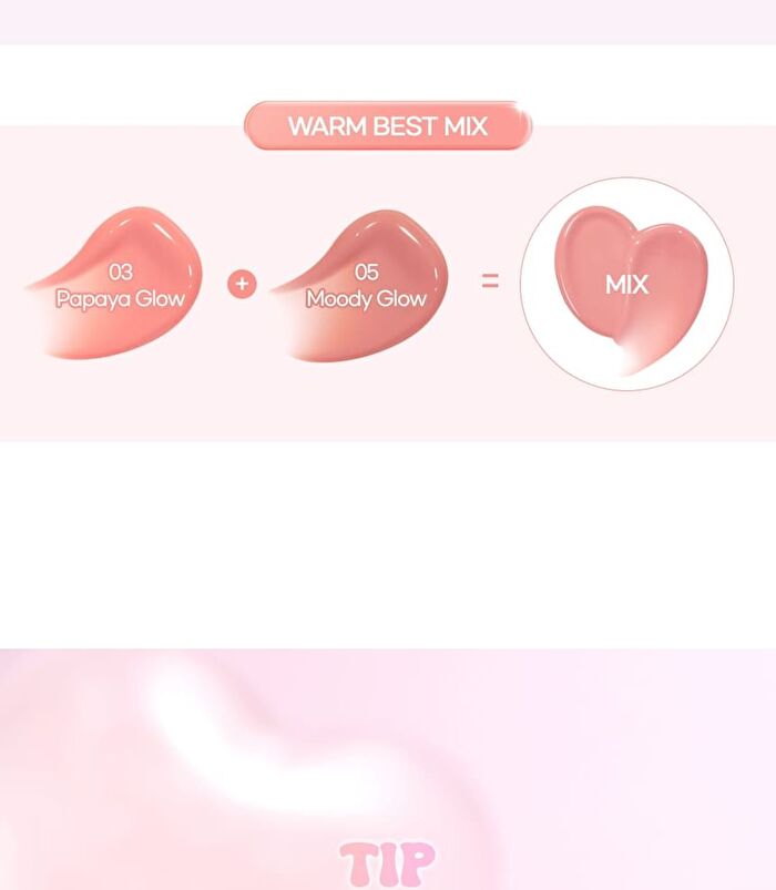 Heart Wearing Liquid Cheek - 8 Colors - #02 Peach Glow