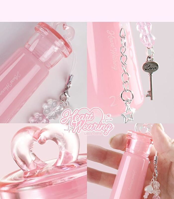 Heart Wearing Liquid Cheek - 8 Colors - #02 Peach Glow