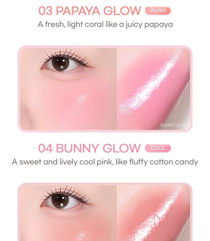 Heart Wearing Liquid Cheek - 8 Colors - #03 Papaya Glow