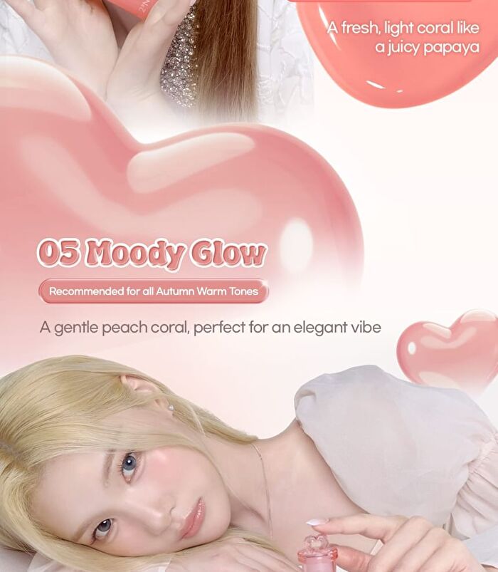 Heart Wearing Liquid Cheek - 8 Colors - #04 Bunny Glow