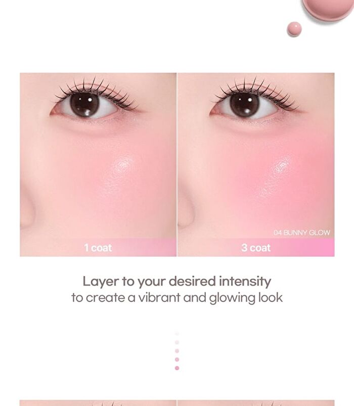 Heart Wearing Liquid Cheek - 8 Colors - #08 Pansy Glow
