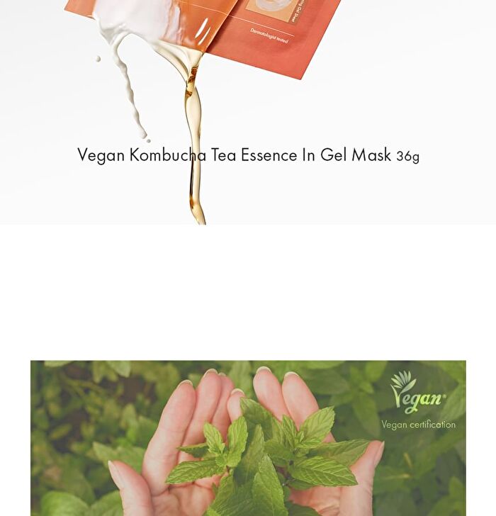 Vegan Kombucha Tea Essence In Gel Mask - 36g x 1 pc