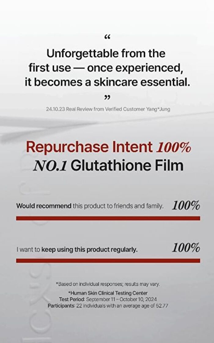 Glutathione Face Film Set - 12 pcs